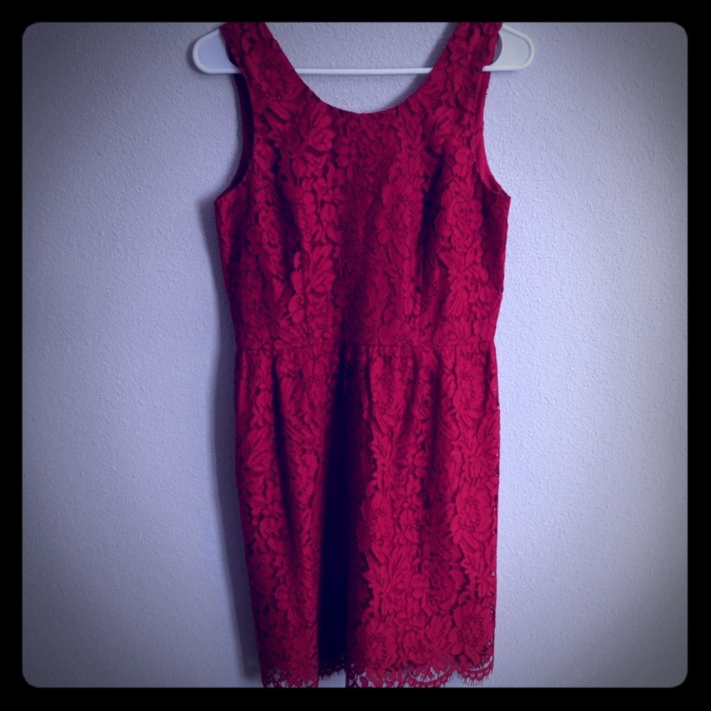 Loft Red Dress